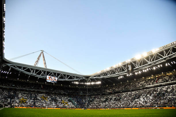 Top 10 Largest Serie A Stadiums: A general view of stadium prior the Serie A match between Juventus and Como at Allianz Stadium on August 19, 2024 in Turin, Italy. 