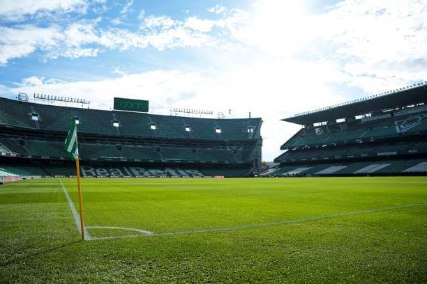 La Liga Stadiums Ranked by Capacity: A general view inside the stadium prior to the La Liga match between Real Betis and FC Barcelona at Benito Villamarin stadium on December 7, 2024, in Sevilla, Spain.