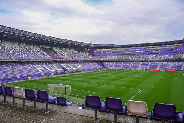 La Liga Stadiums Ranked by Capacity: A general view inside the stadium prior to the La Liga match between Real Valladolid CF and Real Sociedad at Jose Zorrilla on September 21, 2024 in Valladolid, Spain. 