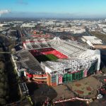 Premier League Stadiums Ranked by Capacity: An aerial view of Old Trafford before the Premier League match between Manchester United and Fulham on February 24, 2024 in Manchester, England.