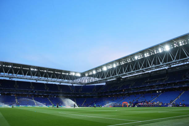 La Liga Stadiums Ranked by Capacity: A general view inside the stadium prior to the La Liga match between RCD Espanyol and Atletico Madrid at RCDE Stadium on May 24, 2023 in Barcelona, Spain. 
