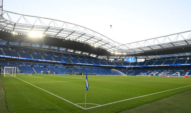 La Liga Stadiums Ranked by Capacity: A general view inside the stadium prior to the La Liga match between Real Sociedad and Real Madrid CF at Reale Arena on September 14, 2024 in San Sebastian, Spain. 