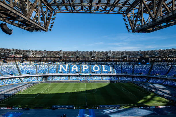 Top 10 Largest Serie A Stadiums: A general view of stadium prior the Serie A match between Napoli and Roma at Stadio Diego Armando Maradona on November 24, 2024 in Naples, Italy. 