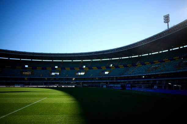 Top 10 Largest Serie A Stadiums: A general view of stadium prior the Serie A match between Verona and Inter at Stadio Marcantonio Bentegodi on November 23, 2024 in Verona, Italy.