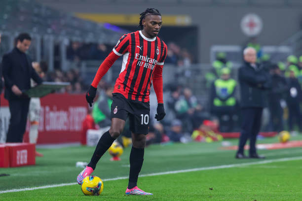 Best Football Academies in the World: Rafael Leao, a Sporting CP Academy graduate, in action for AC Milan.